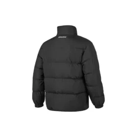 Letter Printed Waterproof Down Jacket “Black”