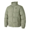 Letter Printed Waterproof Down Jacket “Olive Green”