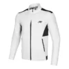 Letter Printed Woven Sport Jacket “White Black”