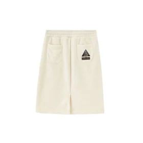 Lifestyle Series Drawstring Loose Knitted Casual Skirt “White”