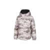 Lightweight Warm Reversible Down Jacket “Black Grey Purple”
