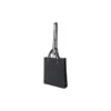 Logo Adjustable Shoulder Strap Tote Bag “Black”