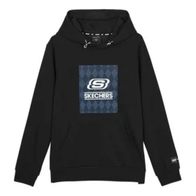 Logo Graphic Hoodie “Black Blue”