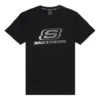 logo Graphic Tee “Black Silver”