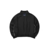 Logo Letter Heart Print Zip Jacket “Black”