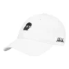 Logo Printed Baseball Cap “White Black”
