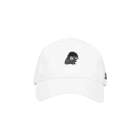 Logo Printed Baseball Cap “White Black”