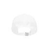 Logo Printed Baseball Cap “White Black”