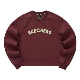 Logo Printed Crew Sweater “Burgundy White” Logo Printed Crew Sweater “Burgundy White”