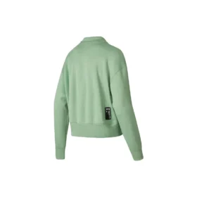 Logo Printed Crew Sweater “Green”