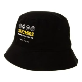 Logo Printed Fisherman Hat “Black Yellow”