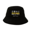 Logo Printed Fisherman Hat “Black Yellow”