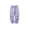 Logo Printed Waist Knitted Sports Pants “Purple”