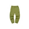 Logo Printed Workwear Straight Pant “Grey Black Green”