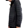 Logo Printed Woven Down Jacket “Black”