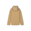 Loose Fit Warm Fleece Jacket “Black Tan White Purple”