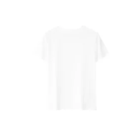 Loose Printing Casual Sports Tops Short Sleeve t White