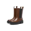 Low Notch Boots “Brown”