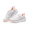 Max Cushioning Delta Running Shoes “White Orange Purple”