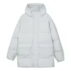 Medium-Length Down Jacket “Grey”