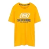 Men”s Skechers Logo Short Sleeve Gold Color