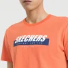 Men”s Skechers Printing Short Sleeve t Red