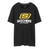 Men”s Skechers Round Neck Short Sleeve Black