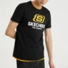 Men”s Skechers Round Neck Short Sleeve Black