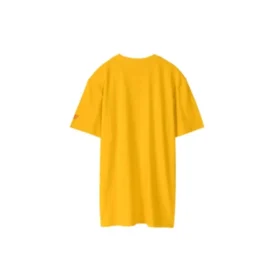 Men”s Skechers Sports Alphabet Printing Short Sleeve Gold Color