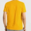 Men”s Skechers Sports Alphabet Printing Short Sleeve Gold Color