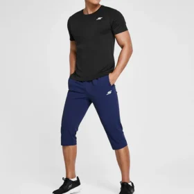 Men”s Skechers Training Running Sports Knit Short Sleeve Black