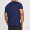 Men”s Skechers Training Running Sports Knit Short Sleeve Blue