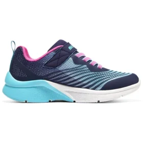 Microspec Rejoice Racer Athletic Sneakers “Black Blue Pink”