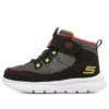 Microspec Zovox Blended Velcro Shoes “Black Grey Red”