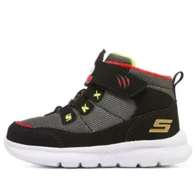 Microspec Zovox Blended Velcro Shoes “Black Grey Red”