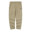 Mid-Waist Casual Straight-Leg Pants “Tan”