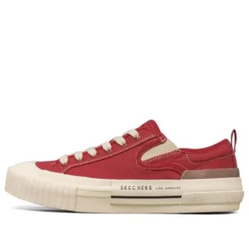 New Moon Low Top Canvas Sneakers Red