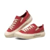 New Moon Low Top Canvas Sneakers Red