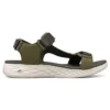 On The Go 600 Velcro Olive Green Sandals