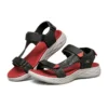 On The Go 600 Velcro Sandals Black/Red