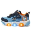 Running Sneakers “Light Blue Navy Orange”