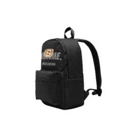 Scolor Logo Printed Backpack “Black Gold Grey”