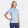 Short Sleeve On The Green Striped Polo