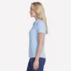 Short Sleeve On The Green Striped Polo