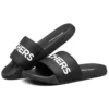 Side Lines Lightweight Cozy Outdoor Sports Slippers Black