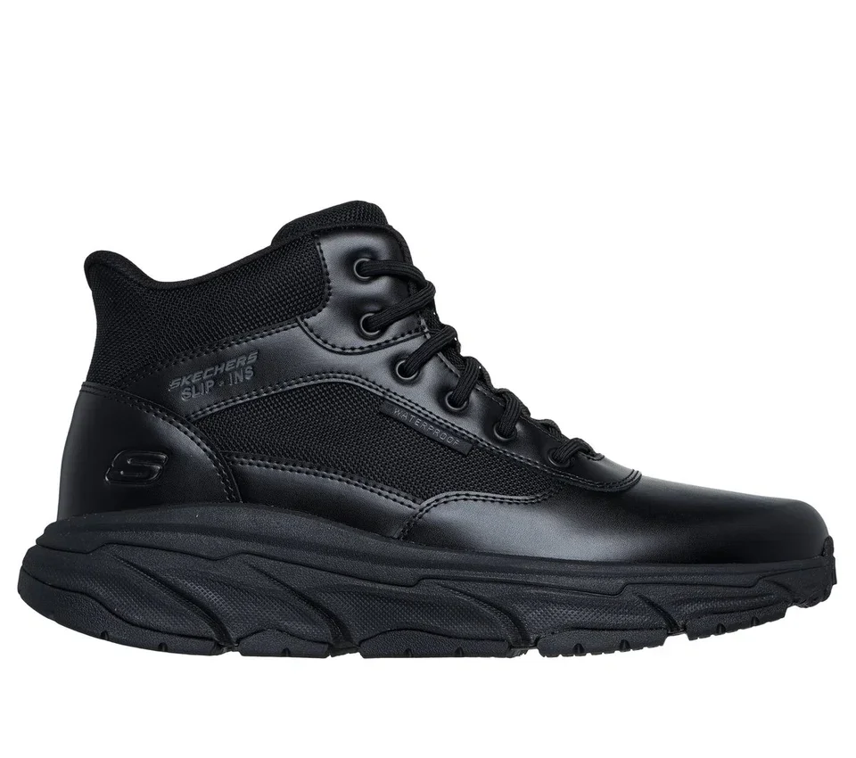 Skechers Slip-in Work Waterproof Slip-Resistant: D’Lux Journey – Redron Skechers Slip-in Work Waterproof Slip-Resistant: D’Lux Journey – Redron