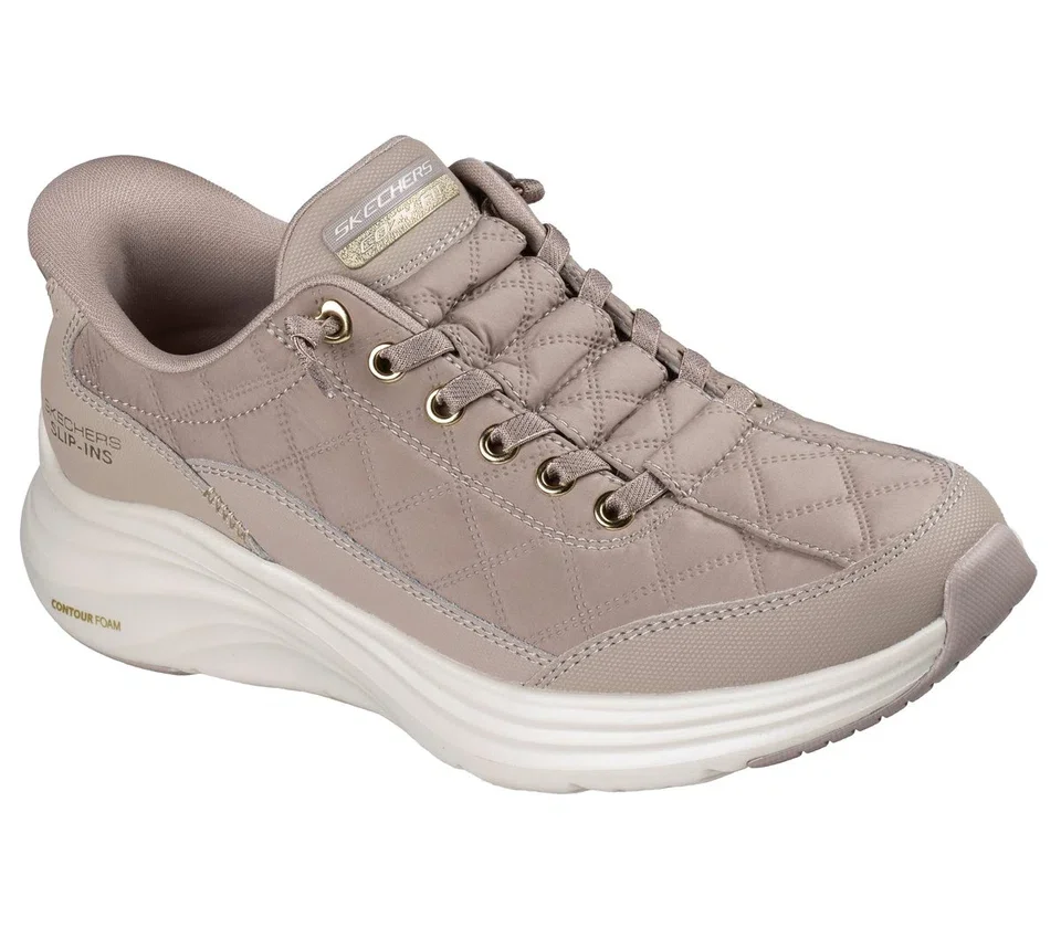 Skechers Slip-ins: Contour Foam – Cozy Fit Golden Hour Skechers Slip-ins: Contour Foam – Cozy Fit Golden Hour