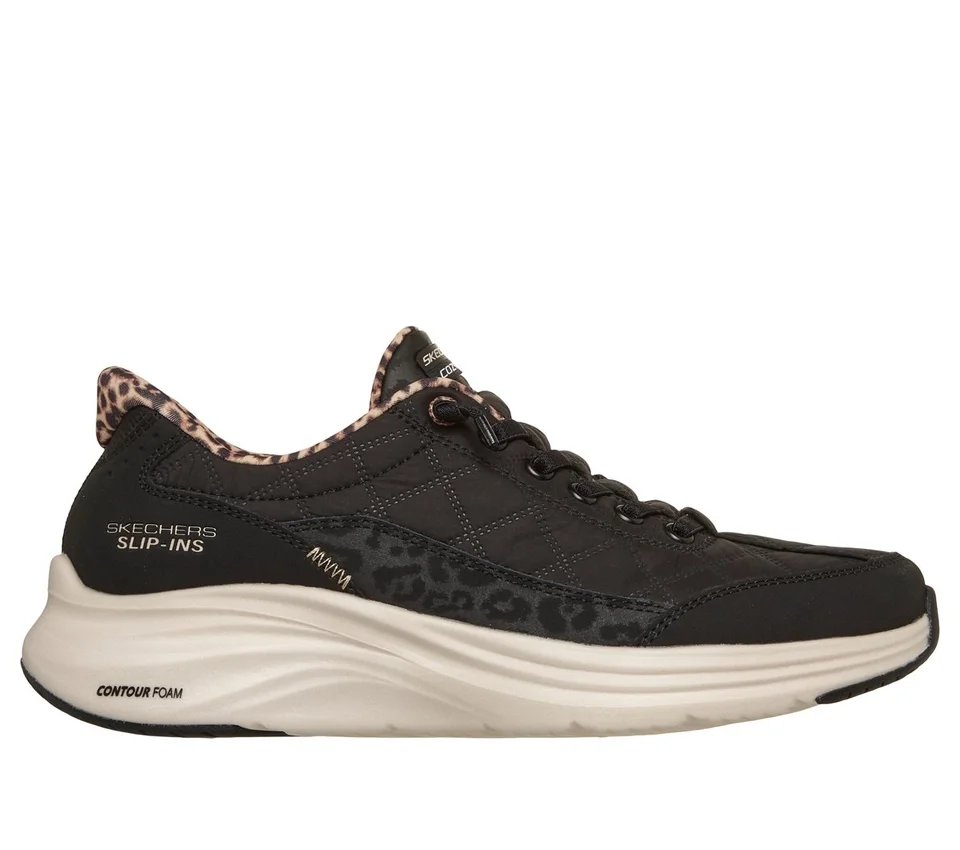Skechers Slip-ins: Contour Foam – Cozy Fit Leopard Dream Skechers Slip-ins: Contour Foam – Cozy Fit Leopard Dream