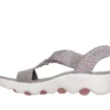 Skechers Slip-ins: GO WALK Massage Fit Sandal – Confetti Sky