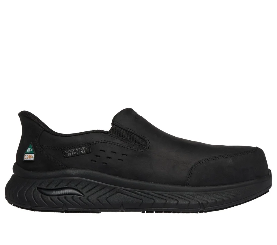 Skechers Slip-ins Work Slip-Resistant: Arch Fit Crosser Skechers Slip-ins Work Slip-Resistant: Arch Fit Crosser